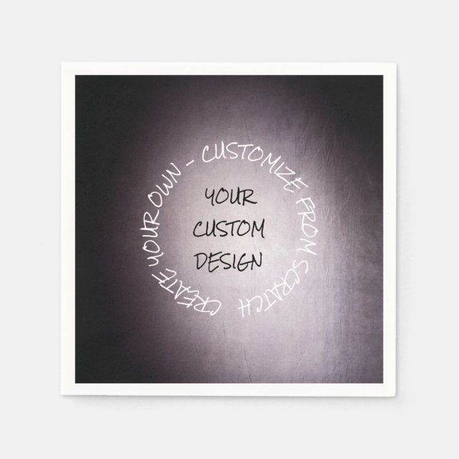Create Your Own Fully Customized Napkin (Front)