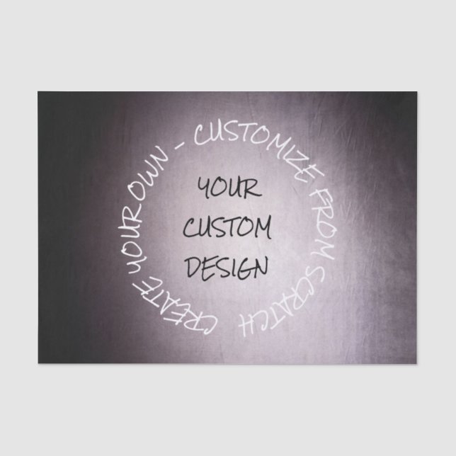 Create Your Own Fully Customized Tissue Paper (Front)