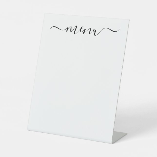 Create Your Own Fully Customized White Pedestal Sign (Front)