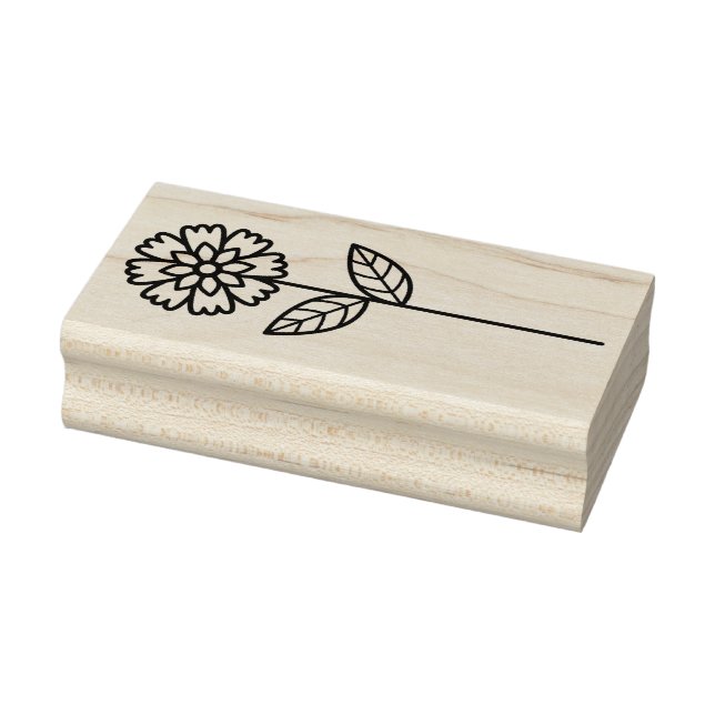 Create Your Own Fun Flower Floral Rubber Stamp (Stamp)