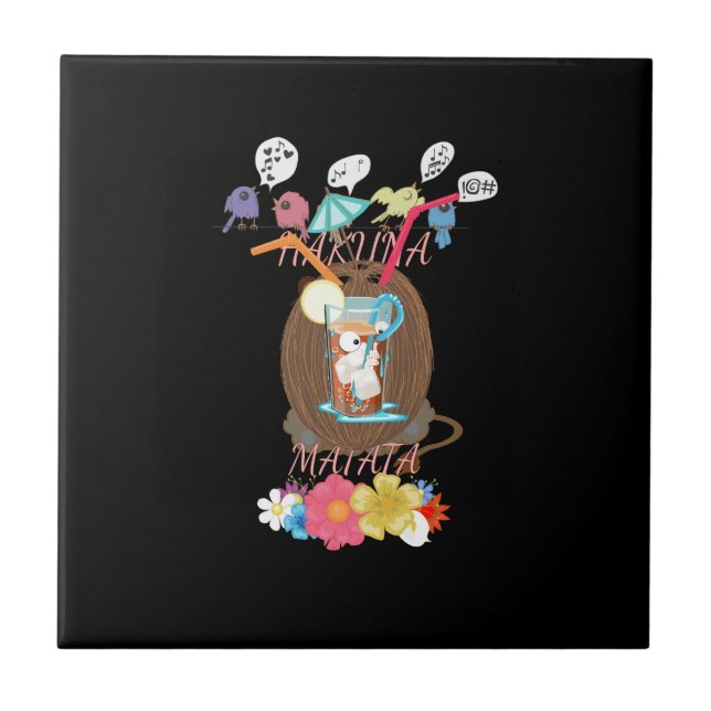 Create Your Own Fun Summer Time Beach Party Ideas Tile (Front)