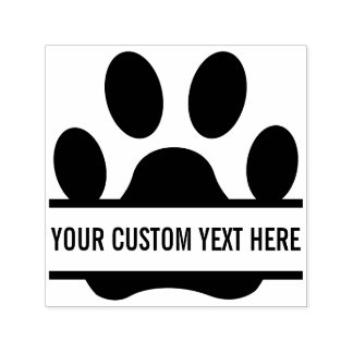 Create Your Own Funny Paw Print Self-inking Stamp