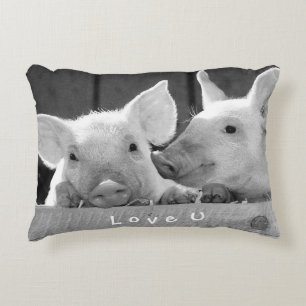 Create Your Own Funny Photo Love You Custom Decorative Pillow