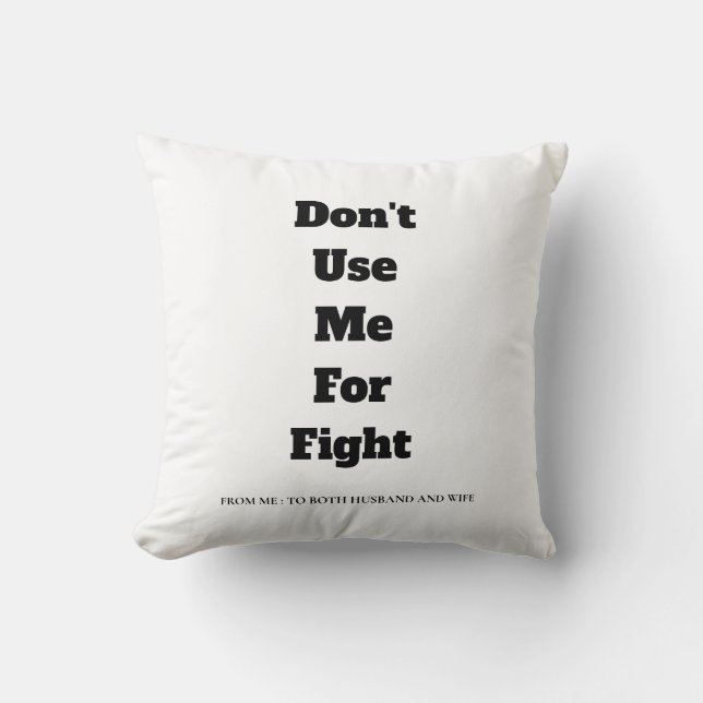 Create your own funny throw pillow (Front)