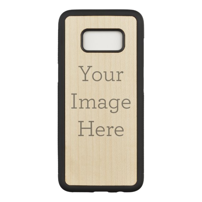 Samsung Galaxy S8 Slim Maple Wood Case (Back)