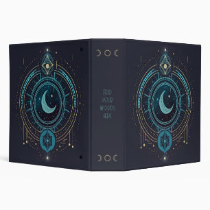 Create Your Own Geometric Celestial Lunar Binder