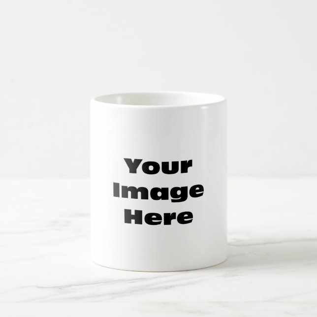 Create Your Own Gift Template Coffee Mug (Center)