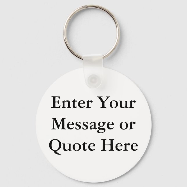 Create Your Own Gift Template Keychain (Front)