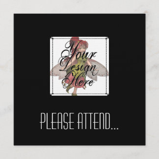 ♪♫♪ Create Your Own Gifts ~ Customize Blank Invitation