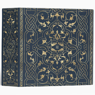 Create Your Own Gilded Midnight Blue Notebook Binder