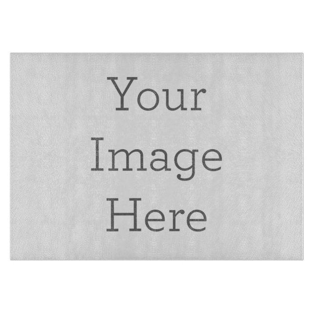 Decorative Glass Cutting Board 27.9 cm x 20.3 cm (Front)