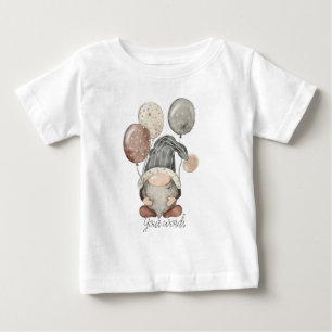Create Your Own Gnome & Balloons Baby T-Shirt