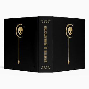 Create Your Own Gold Arcane Death Tarot Binder