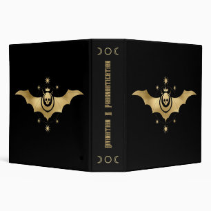 Create Your Own Gold Arcane Devil Tarot Binder