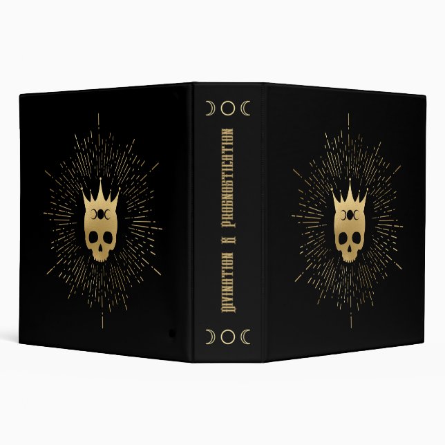 Create Your Own Gold Arcane Empress Tarot Binder (Background)
