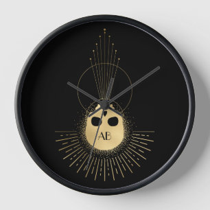 Create Your Own Gold Arcane Hanged Man Tarot Clock