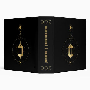 Create Your Own Gold Arcane Hermit Tarot Binder