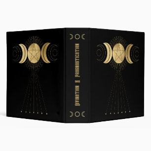 Create Your Own Gold Arcane High Priestess Tarot Binder