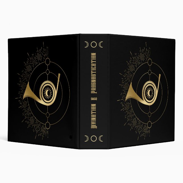 Create Your Own Gold Arcane Judgment Tarot Binder (Background)