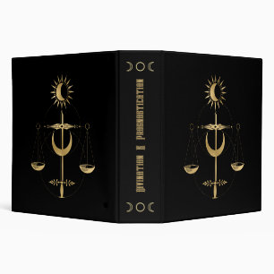 Create Your Own Gold Arcane Judgment Tarot Binder