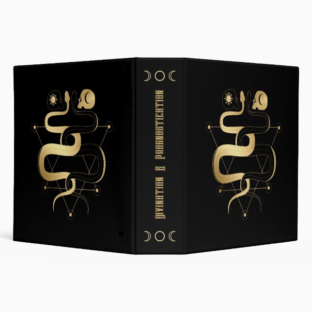 Create Your Own Gold Arcane Lovers Tarot Binder (Background)