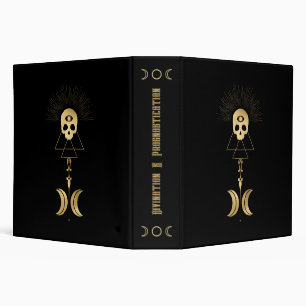 Create Your Own Gold Arcane Magician Tarot Binder