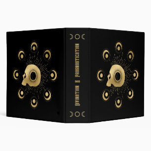 Create Your Own Gold Arcane Strength Tarot Binder