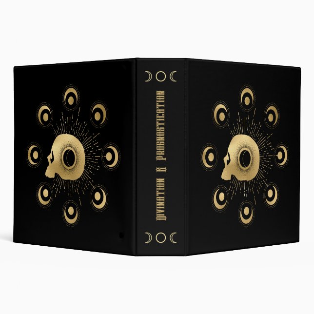 Create Your Own Gold Arcane Strength Tarot Binder (Background)