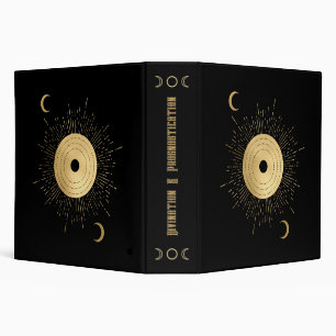Create Your Own Gold Arcane Sun Tarot Binder