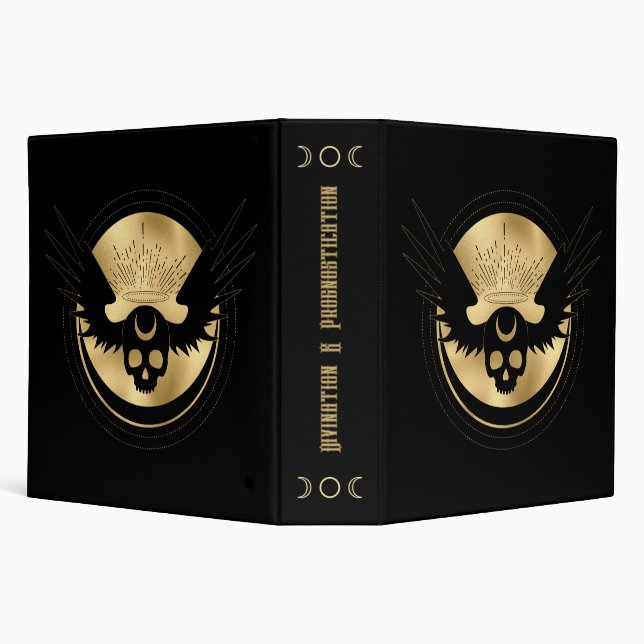 Create Your Own Gold Arcane Temperance Tarot Binder (Background)