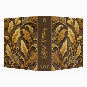 Create Your Own Gold Embossed Vintage Vine Binder
