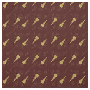 Create Your Own Gold Ritual Symbols Red Fabric