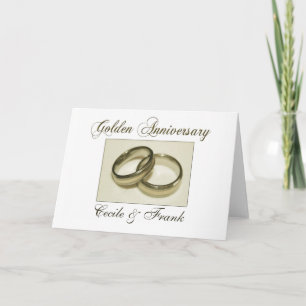 Create your own Golden Anniversary Card