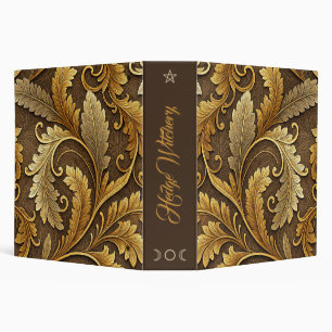 Create Your Own Golden Bronze Vintage Vine Binder