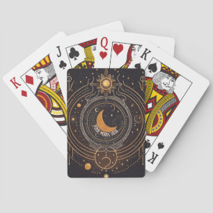 Create Your Own Golden Celestial Lunar Playing Cards