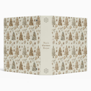 Create Your Own Golden Christmas Trees Binder