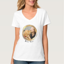 Create Your Own Golden Circle Dog Photo T-Shirt