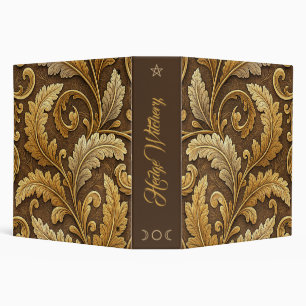 Create Your Own Golden Embossed Vintage Vine Binder