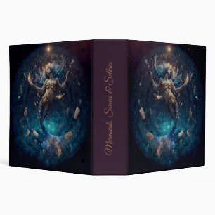 Create Your Own Golden Mermaid Paradise Binder