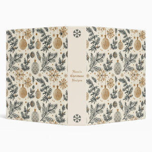 Create Your Own Golden Ornaments Pine Tree Binder