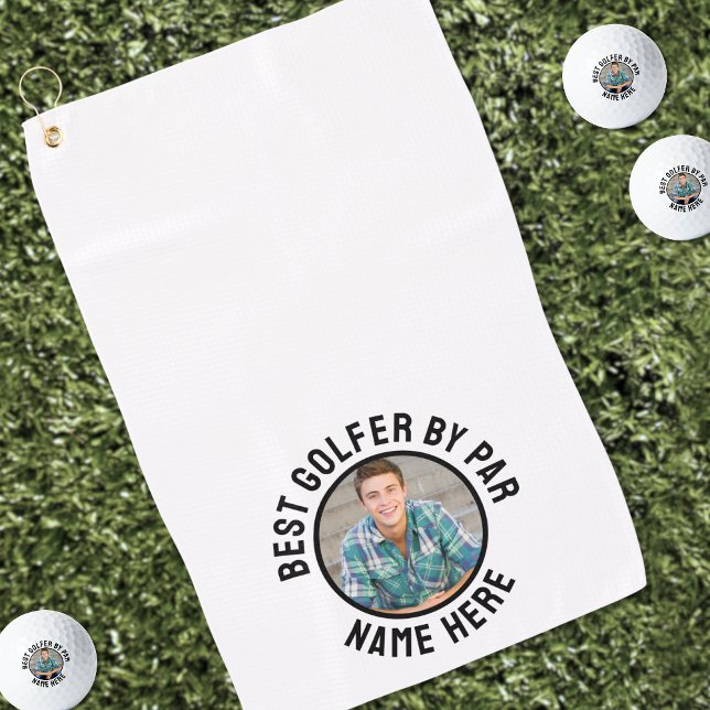 Create Your Own Golfer Photo Golf Towel (Create your Own Photo Golf Towel)