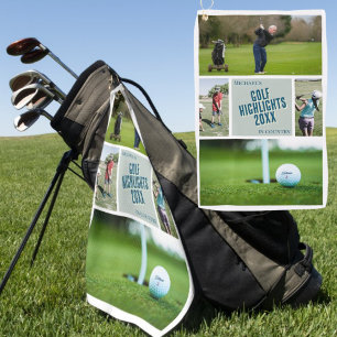 Create your own golfing photo Golf Towel