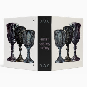 Create Your Own Gothic Black Chalices Binder