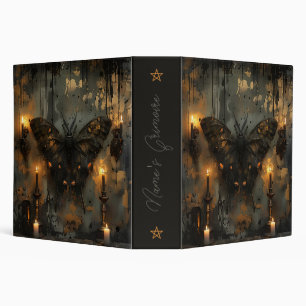 Create Your Own Gothic Candles Black Copper Moth Binder
