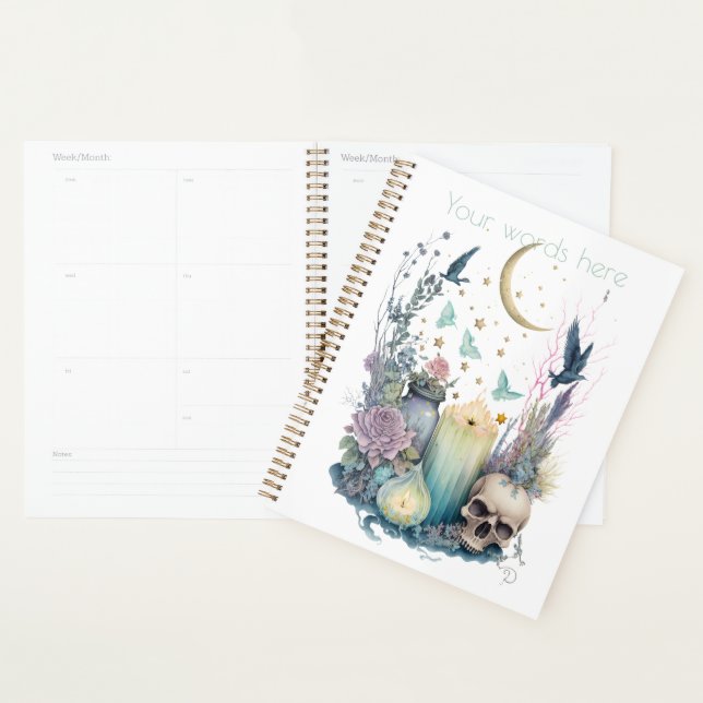 Create Your Own Gothic Roses Planner (Display)