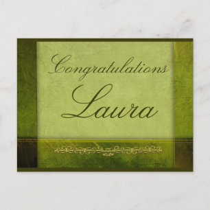 Create your own graduation announcement postcard