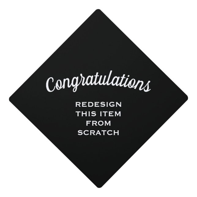 Create Your Own Graduation Cap Topper (Front)