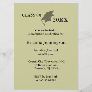 Create Your Own Graduation Invitation 4