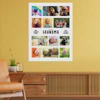 Create Your Own Grandparents Photo Collage Large