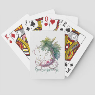 Create Your Own Grapevine Moon Wreath Playing Cards